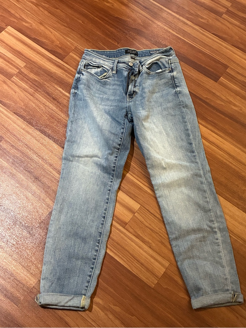 Judy Blue Light Wash Boyfriend Jeans